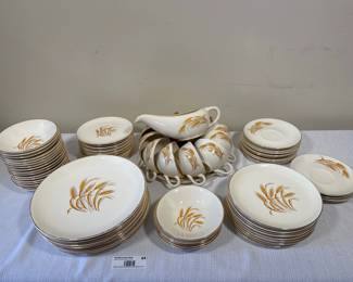 Vintage Homer Laughlin Golden Wheat Set