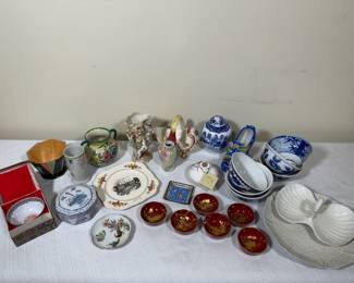Assorted Decorative Porcelain Ware