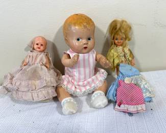 Vintage Doll Trio Collection