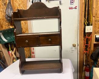Vintage Wooden Wall Shelf