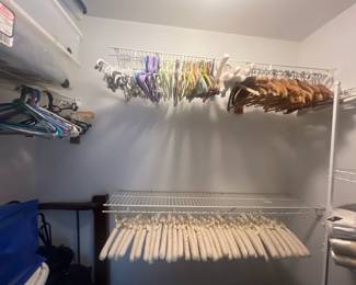 Assorted Clothing Hangers Collection