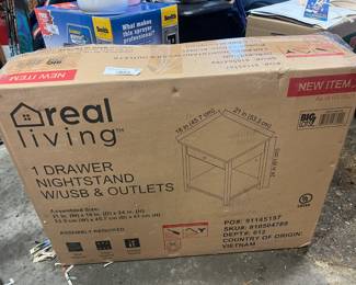 Real Living Nightstand with USB