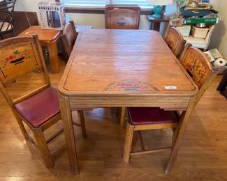Antique Wooden Dining Set