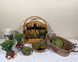 Decorative Basket and Planters