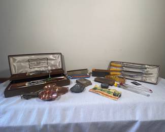 Vintage Knife Collection with Tools