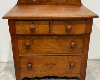Walnut Washstand/ Chest of Drawers