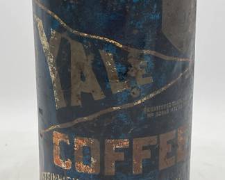 Yale Coffee Advertising Tin, 1904 St. Louis World's Fair Highest Award