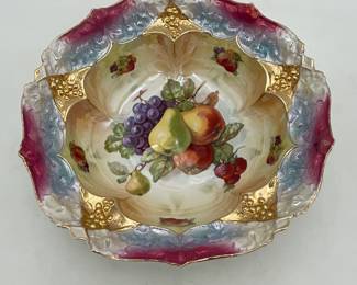 Colorful Luster Fruit Bowl