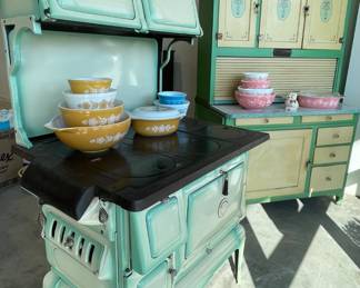 Cast Iron Enamelware Cook Stove