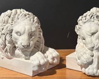 Artforum Reproduction Canovas Sleeping  Crouching Lion