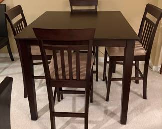 High Top Dining Table And Chairs By Coaster