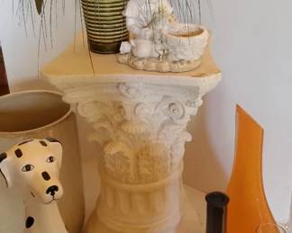Glass Vases, Dalmation Pot, Decor Mystery Lot