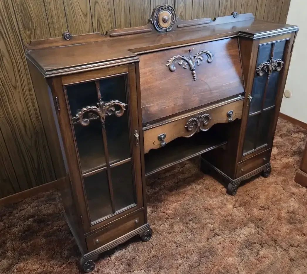  01 Antique Secretary Desk