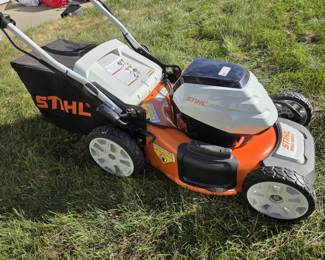 04 New and Unused Stihl RMA 460 electric Lawnmower