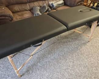 Like New Massage Table and Massage Gun