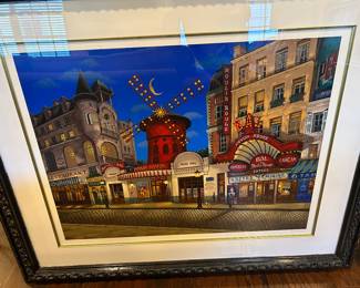 “Moulin Rouge” by Kondakova. Signed numbered lithograph 