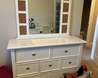 White dresser