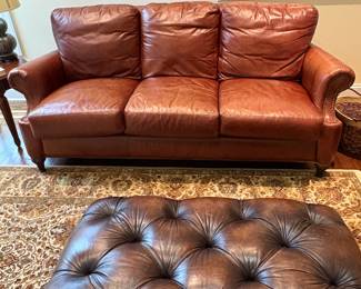 Bradington Young leather couches
