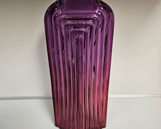 vidrios san Miguel glass vase