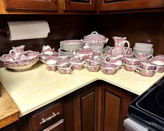CHINA SET MASONS IRONSTONE  VISTA
