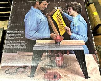 VINTAGE ROUTER TABLE SAW IN BOX