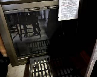 FIREPLACE GLASS DOORS GRATE