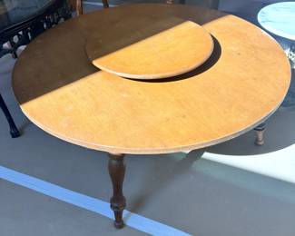 FURNITURE MCM COFFEE TABLE WITH LAZY SUSAN