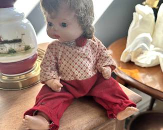 VINTAGE HORSEMAN M12 WIND UP MUSICAL DOLL