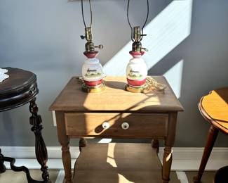 FURNITURE SIDE TABLE  LAMPS