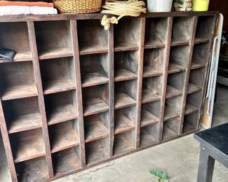 LARGE CUBBY STORAGE UNIT