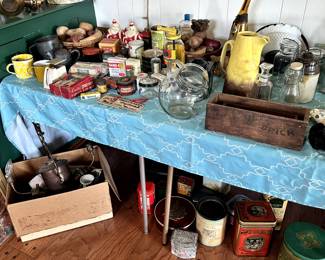 VINTAGE TIN CANS