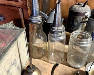 VINTAGE OIL CANS