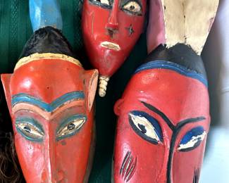 TRIBAL HEAD DECOR II
