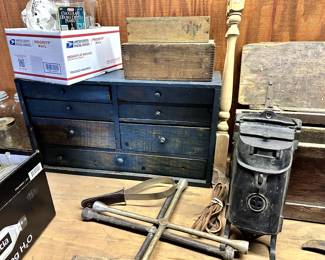 STORAGE CABINET GRISWOLD CAST IRON MAILBOX