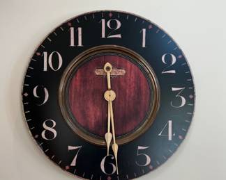 Timeworks Inc. Alexandre Martinot Round Clock (30”),