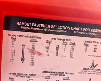 RamSet Nailer w/Case,