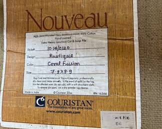 Couristan Area Rug from India - Nouveau Rustique
(7.9 x 9.9),