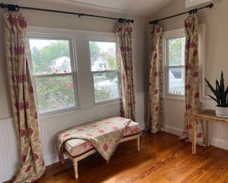 Drapes, Large Ottoman