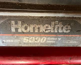 Homelite 5000 Generator,