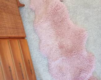 pink sheep skin