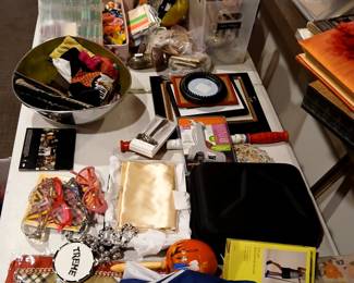 table of craft items
