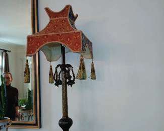 pair or individual chinese styled pagoda lamps