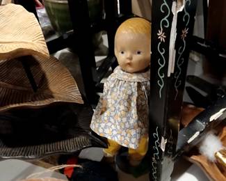 vintage composite doll 1940's