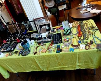 overview of some of the jewelry for sale