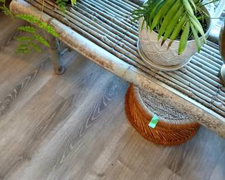 bamboo bench