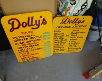 VINTAGE RESTAURANT SIGNS