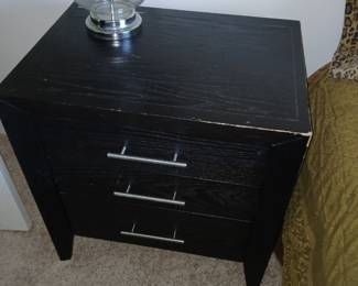 black painted bedside cabinets, dresser