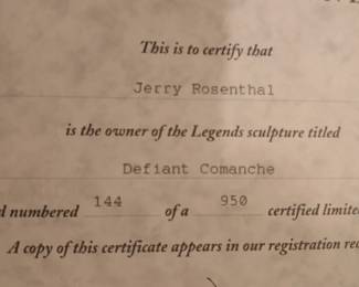 Defiant Comanche Legends Series