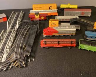 Train Cars And Tracknot Complete