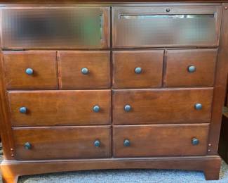 Wood Entertainment Cabinet
